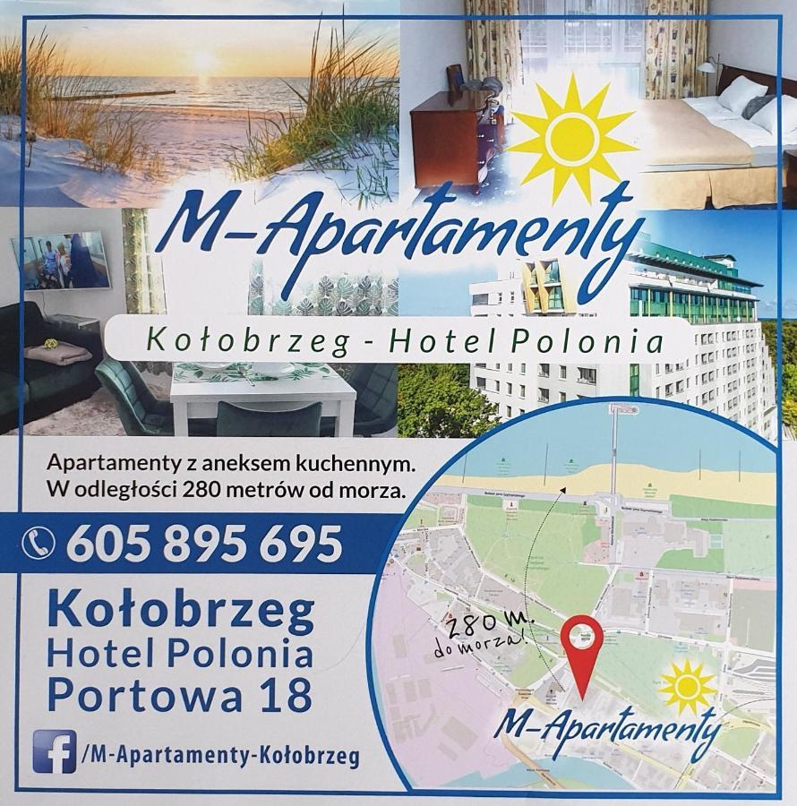 M-Apartamenty W Hotelu Polonia Kołobrzeg Esterno foto